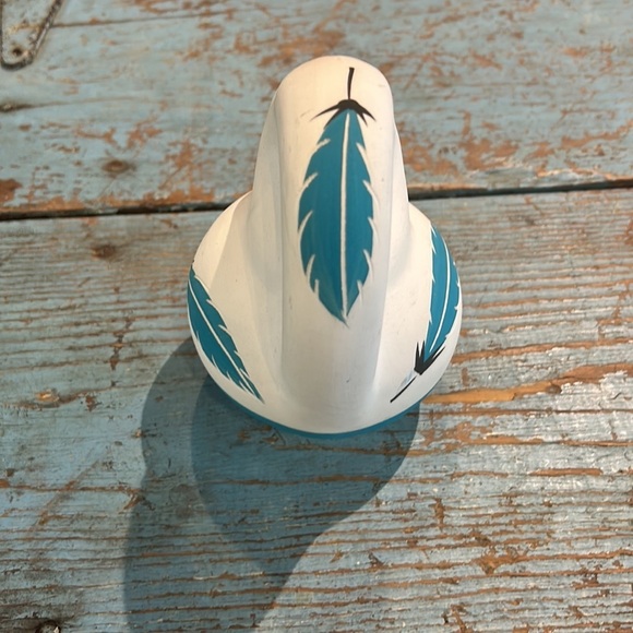 Vintage Little Teal Signed Navajo pitcher 73 - Picture 3 of 5